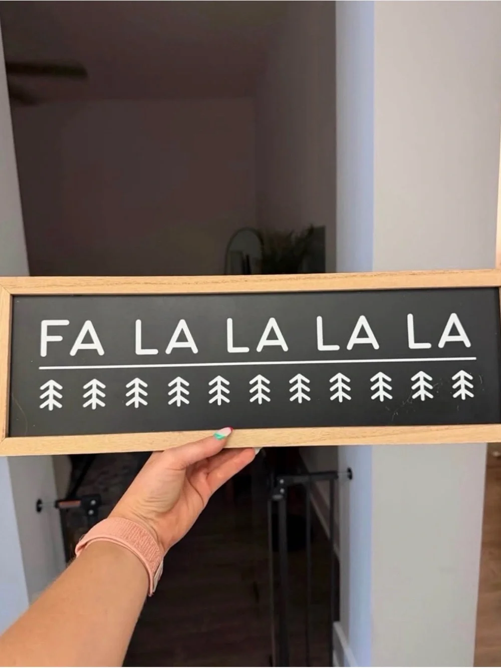 Target 'FA LA LA LA LA' Holiday Wall Sign